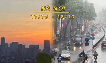 Cuối tuần Hà Nội sáng mưa rào, ngày nắng