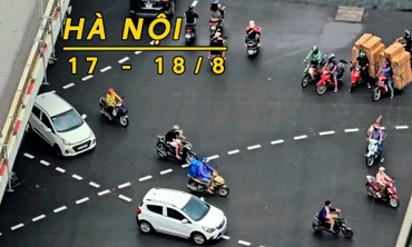 Hà Nội dịu nhẹ có mưa dông từ nay tới 19/8