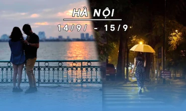 Giữa tháng 9 Hà Nội ngày nắng, có mưa về đêm
