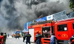 Cháy lớn tại công trường ở Đà Nẵng, hàng trăm công nhân sơ tán khẩn cấp