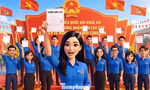 Video AI sinh động của tuổi trẻ Đà Nẵng tuyên truyền bầu cử