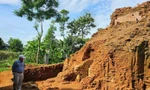 Tiếp tục khai quật di tích Tháp đôi Chăm-pa độc nhất tại Huế