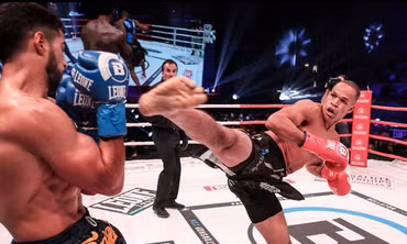 Raymond Daniels có 2 pha ra đòn cực mạnh để hạ gục Wilker Barros.