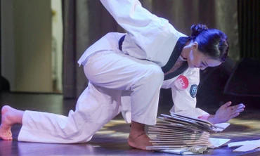 Kiện tướng Taekwondo quốc gia chưa hài lòng màn chặt nát chồng gỗ ở Hoa hậu Việt Nam