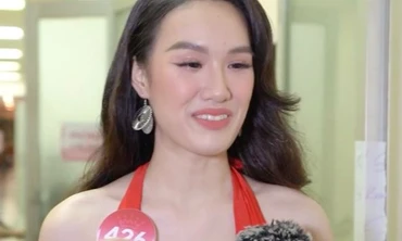 Thí sinh Hoa hậu Việt Nam: 'Bật khóc vì được vào vòng chung kết'