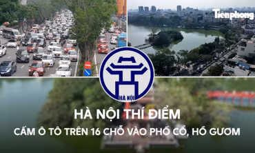 Chi tiết phương án cấm ô tô trên 16 chỗ vào phố cổ Hà Nội từ 1/3