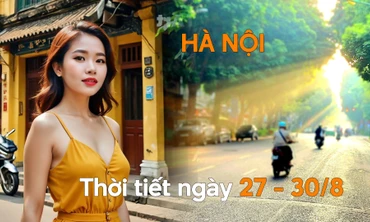 Hà Nội cuối tháng 8 chuyển hình thái ngày nắng, ít mưa