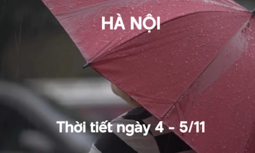 Hà Nội dịp đầu tuần đón khí lạnh chuyển mưa rét