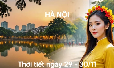 Cuối tháng 11 Hà Nội tăng nhiệt, rét về đêm và sáng