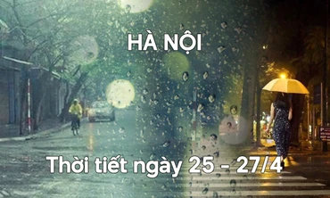 Cuối tuần Hà Nội giảm nắng có mưa dông nền nhiệt ít biến động 