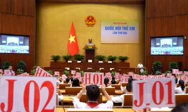 Toàn cảnh Lễ khai mạc Phiên họp giả định ‘Quốc hội trẻ em’ lần thứ II năm 2024