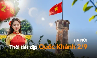 Chi tiết Thời tiết Hà Nội dịp nghỉ lễ Quốc Khánh (từ 31/8 - 3/9) 