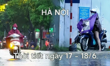 Hà Nội dịu nhẹ có mưa lớn về chiều và đêm