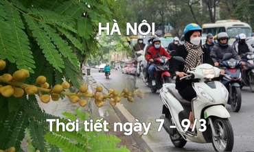Dự báo thời tiết Hà Nội ngày Quốc tế phụ nữ 8/3
