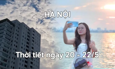 Giữa tuần Hà Nội ngày nắng, có mưa dông rải rác