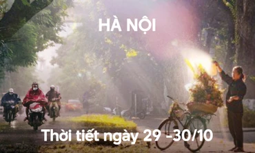 Hà Nội cuối tháng 10 duy trì ngày lạnh đêm rét 