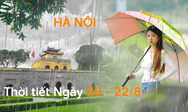 Mưa dông tại Hà Nội còn kéo dài thêm ít ngày