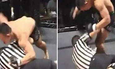 Võ sĩ Nhật ‘nổi điên’ lao vào đập cả đối thủ lẫn... trọng tài