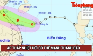 Tin nóng 24H: Áp thấp nhiệt đới có thể mạnh thành bão