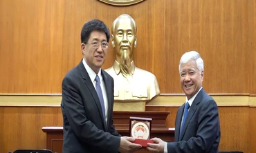 Đồng chí Đỗ Văn Chiến tiếp đoàn đại biểu cấp cao T.Ư Đoàn TNCS Trung Quốc