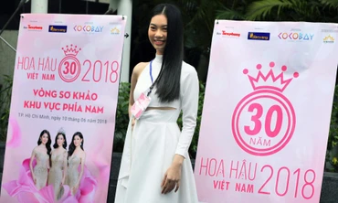Những thí sinh đầu tiên đến sơ khảo Hoa hậu Việt Nam 2018