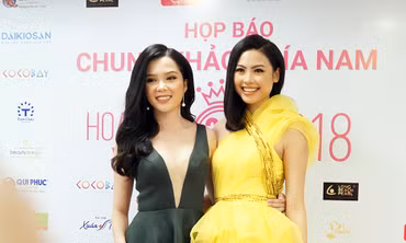 Dàn hoa hậu, người đẹp 'đổ bộ' họp báo Chung khảo Hoa hậu Việt Nam 