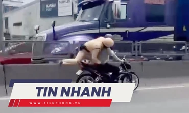 TIN NHANH: Vụ CSGT bám víu chới với sau yên xe máy: Lời trần tình khó chấp nhận của tài xế