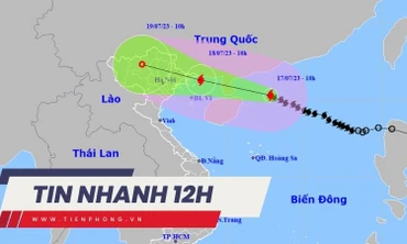 TIN NHANH: Bão số 1 đang vào vịnh Bắc Bộ đạt cường độ cực đại; Đấu giá hơn 153.000 biển ô tô