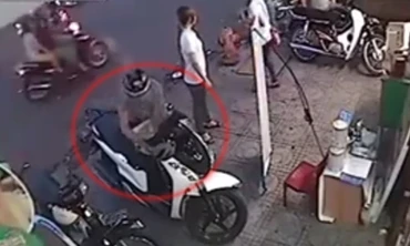 Trộm bẻ khóa lấy xe SH giữa chốn đông người 