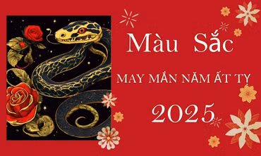 Màu sắc mang lại may mắn trong năm Ất Tỵ 2025