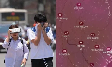 Hà Nội sắp bước vào đợt nóng cuối tuần này, có thể chạm mốc 44 độ C