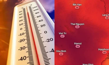 Hà Nội nóng đỉnh điểm trong ngày 8/5, dự báo chạm ngưỡng 46 độ C