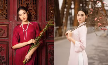 Bí kíp chọn phụ kiện của Hoa hậu Đỗ Thị Hà khi chụp ảnh áo dài Tết