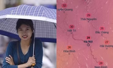 Sau mưa dông, Hà Nội lại đón đợt gió Đông Bắc giúp trời mát mẻ