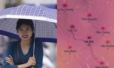 Sau mưa dông, Hà Nội lại đón đợt gió Đông Bắc giúp trời mát mẻ