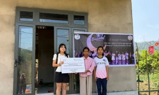 Dự án thiện nguyện Projet Émerveillé của học sinh Trường Quốc tế Pháp tặng nhà cho gia đình khó khăn ở Quảng Trị 