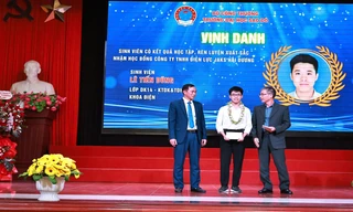 Chàng sinh viên Trường Đại học Sao Đỏ được ví như ngọn lửa đam mê và sáng tạo trong học tập, nghiên cứu