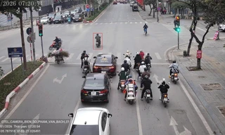 Danh sách 342 phương tiện bị phạt nguội qua camera AI ở Hà Nội