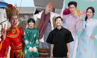 Sơn Tùng M-TP khác lạ, Anh Tú Atus mặc đẹp nhất dàn sao nam đón Tết Bính Ngọ