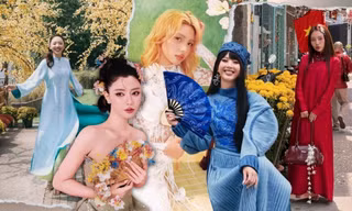 Dàn Chị Đẹp - Em Xinh "lên đồ" đi chúc Tết: Phương Mỹ Chi, Tóc Tiên "dịu keo"