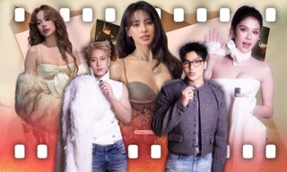 Shanghai Fashion Week: Tiểu Vy - Quốc Anh "gây sốt", hot girl da nâu gây tranh cãi