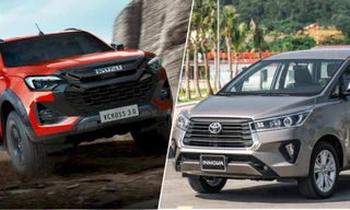 10 mẫu ô tô bán ít nhất tháng 8 tại Việt Nam