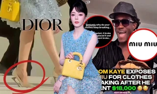Sau Miu Miu, đến lượt Dior lao đao vì để đại sứ Địch Lệ Nhiệt Ba đi giày gãy gót