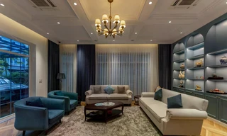 Thiết kế 'tổ ấm' với tông xanh hiện đại, thanh lịch