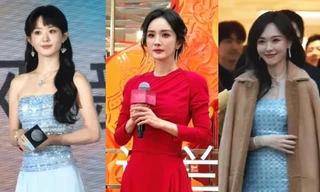 Triệu Lệ Dĩnh, Dương Mịch và Đường Yên 'so kè' trong những bức ảnh chưa chỉnh sửa