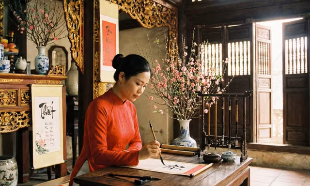 Cách khai bút đầu xuân để cả năm hanh thông, như ý