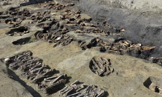 Rất nhiều bộ hài cốt được tìm thấy.