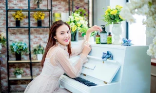 Nhan sắc ngọt ngào của Hà Vũ.