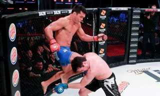 Lyoto Machida hạ gục Chael Sonnen.