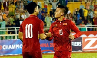 Quang Hải và Công Phượng.